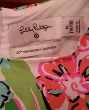 Lilly Pulitzer For Target Girls Dress Size XL (14/16) Nosie Posey NWOT