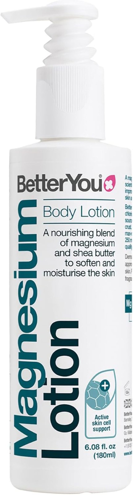 BetterYou Magnesium Body Lotion with Shea Butter - 180ml