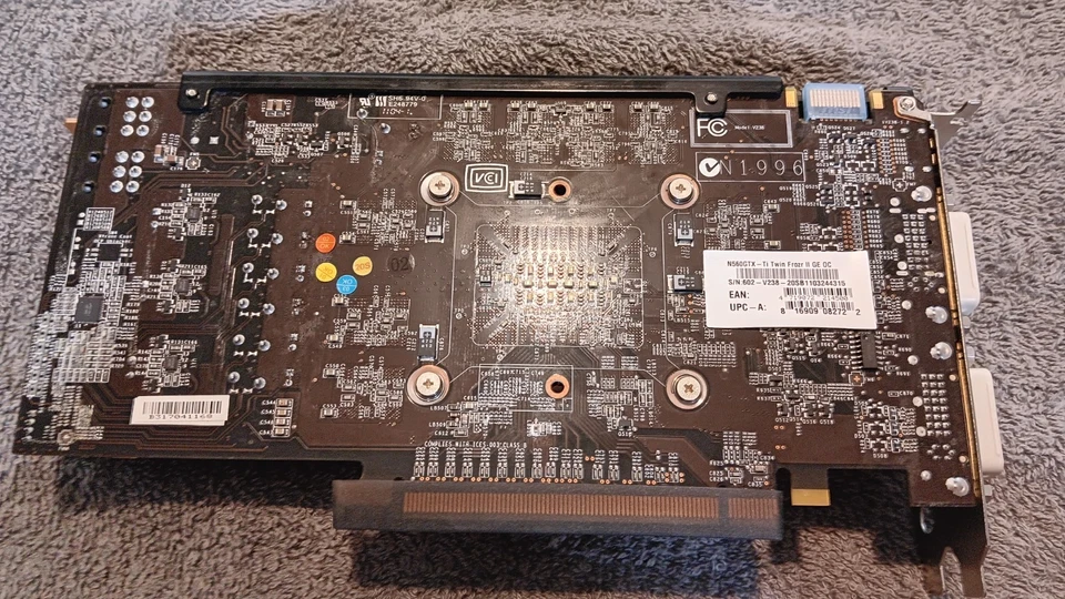 RARE MSI GTX 560 Ti 1GB Gold Edition Twin Frozr GPU - Image 4 of 4