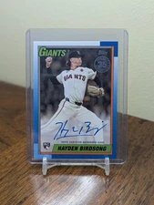 Hayden Birdsong 2025 Topps Series 2 Gold /50 35th Anniversary Auto RC Giants