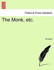 Image of The Monk, Etc. by Matthew Gregory Lewis (English) Paperback Book