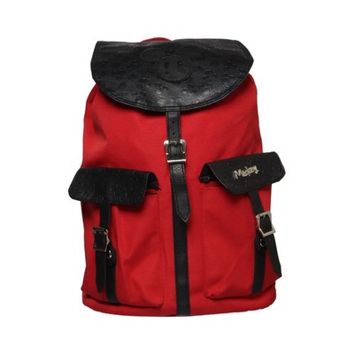 Disney, Rucksack, Unisex (Kinder), Polyester/Polyurethan, Rot/Schwarz #DOk