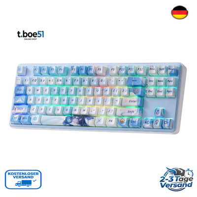 Redragon K707 PRO SE Wireless Anime RGB Gaming-Tastatur 87 Tasten 