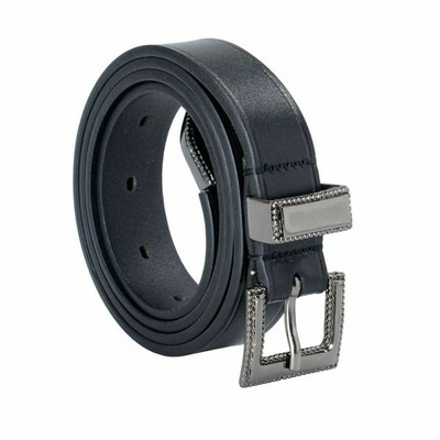 Just Cavalli 100% Leather Black Women's Belt US 30 IT 95