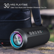 Portable Bluetooth Speaker: IPX7 Waterproof, 24W Loud Sound, Deep Bass, Bluetoot
