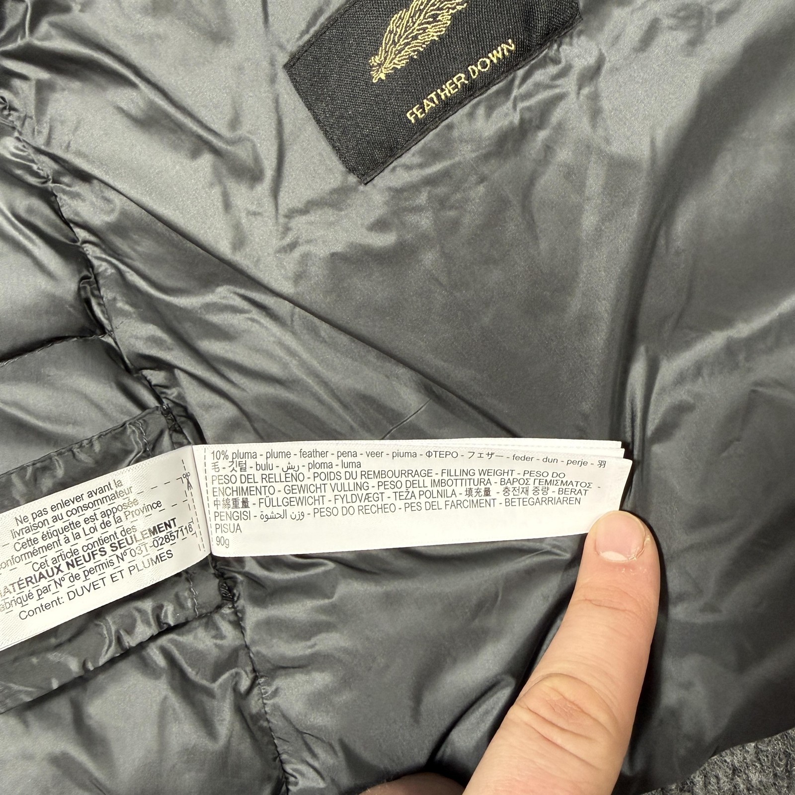 Massimo Dutti Feather Down Puffer Jacket Womens S… - image 15