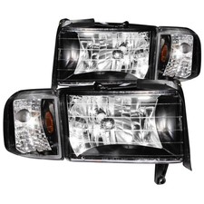 Anzo Usa Headlight Set For 1997-1998 Dodge Ram 1500 Sport
