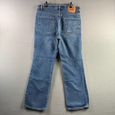 Vintage Levis Jeans Mens 36x31 Fits 33x29 Blue 517 Bootcut Made in USA