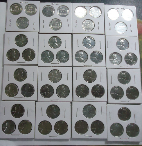 Commemorative WWII 1943 Steel Penny Coins 3 Versions