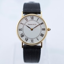 Tiffany & Co Classic 14ct Yellow Gold Quartz 31mm Watch Ref. 60-501 Excellent