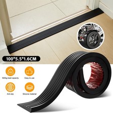Portable Threshold Ramp Anti-Slip Threshold Ramp Grooves for Scooter Wheelchair