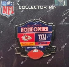 Kansas City Chiefs New York Giants Game Day Pin 9/21/2025 MetLife Exclusive!