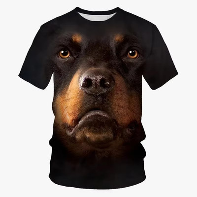 Funny Animal Dog Graphic T Shirt 3D All Size