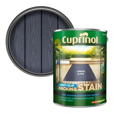 Dulux Cuprinol Anti-Slip Decking Stain Urban Slate 5L Long Lasting Weather