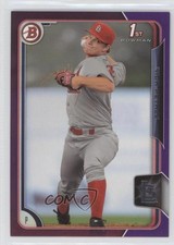 2015 Bowman Prospects Purple 99/250 Nick Petree #BP84 4z4