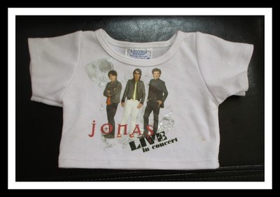 Build A Bear Workshop Jonas Live In Concert Shirt Tee