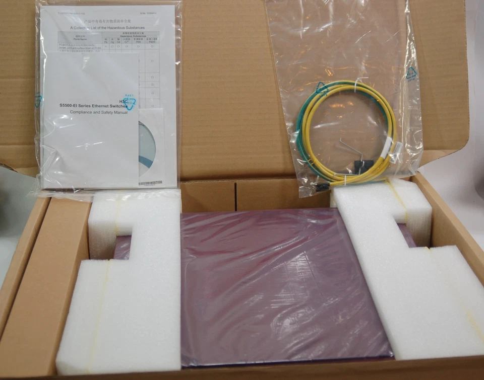 NEW H3C 48 Port Gigabit Ethernet Switch S5500-52C-PWR-EI PoE SFP - Image 3 of 4