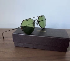 NIB Matsuda M3121 53-23-145 Cafe Sage Green/Dark Tortoise/Antique Silver Glasses