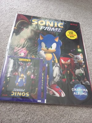 Türkisch!!! Sonic Prime Panini Stickets Starter Pack