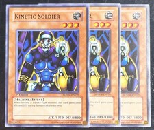 3x Kinetic Soldier SDMM-EN010 Machina Mayhem 1st Edition LP Playset