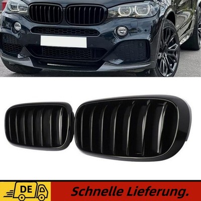 Performance Kühlergrill Glänzend Schwarz Doppelsteg für BMW X5 F15 X6 F16 13-18
