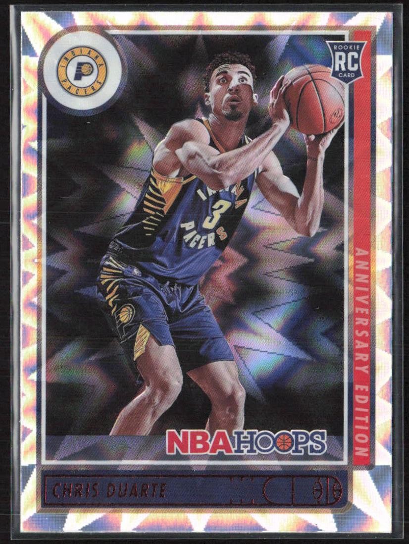 2021-22 Hoops Anniversary Edition Chris Duarte #236 Rookie Indiana Pacers