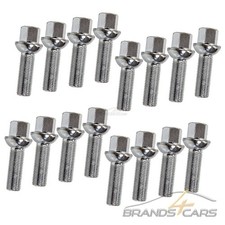 16x FEBI RADSCHRAUBEN KUGELSCHRAUBEN M12 x 1,5 x 20 mm DACROMET SW17 50024792