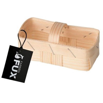 Mini Spankorb natur Handarbeit liebevoll für Deko und kleine Geschenke