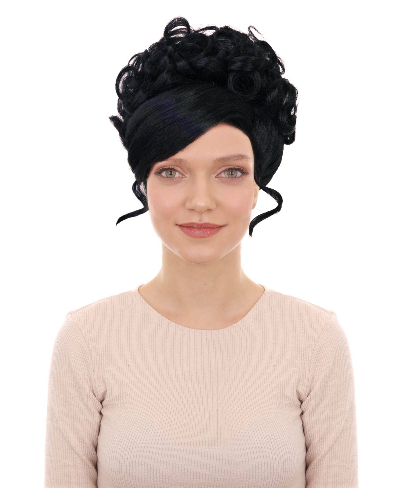 Adult Women's American Rapper Curly Updo High Fashion Wig, Multi Color Options