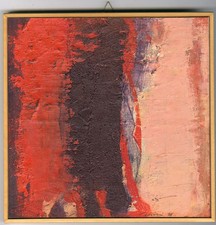  BOSCHI ALBERTO "PAESAGGIO 1998  - OLIO SU CARTONE TELATO - NOVI LIGURE