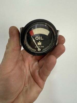#ad Nos Farmall McCormick IH H SH M SM SMTA Oil Pressure Gauge 41934 DB RARE NOS $224.99