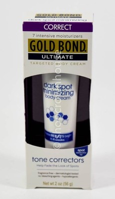 Gold Bond ultimate DARK SPOT Minimizing Body Cream 2oz Tone Correctors NIB