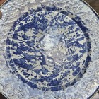 Golden Rabbit Enamelware Cobalt Blue Swirl 10.5" Dinner Plate & Pasta Plate Lot — photo 8