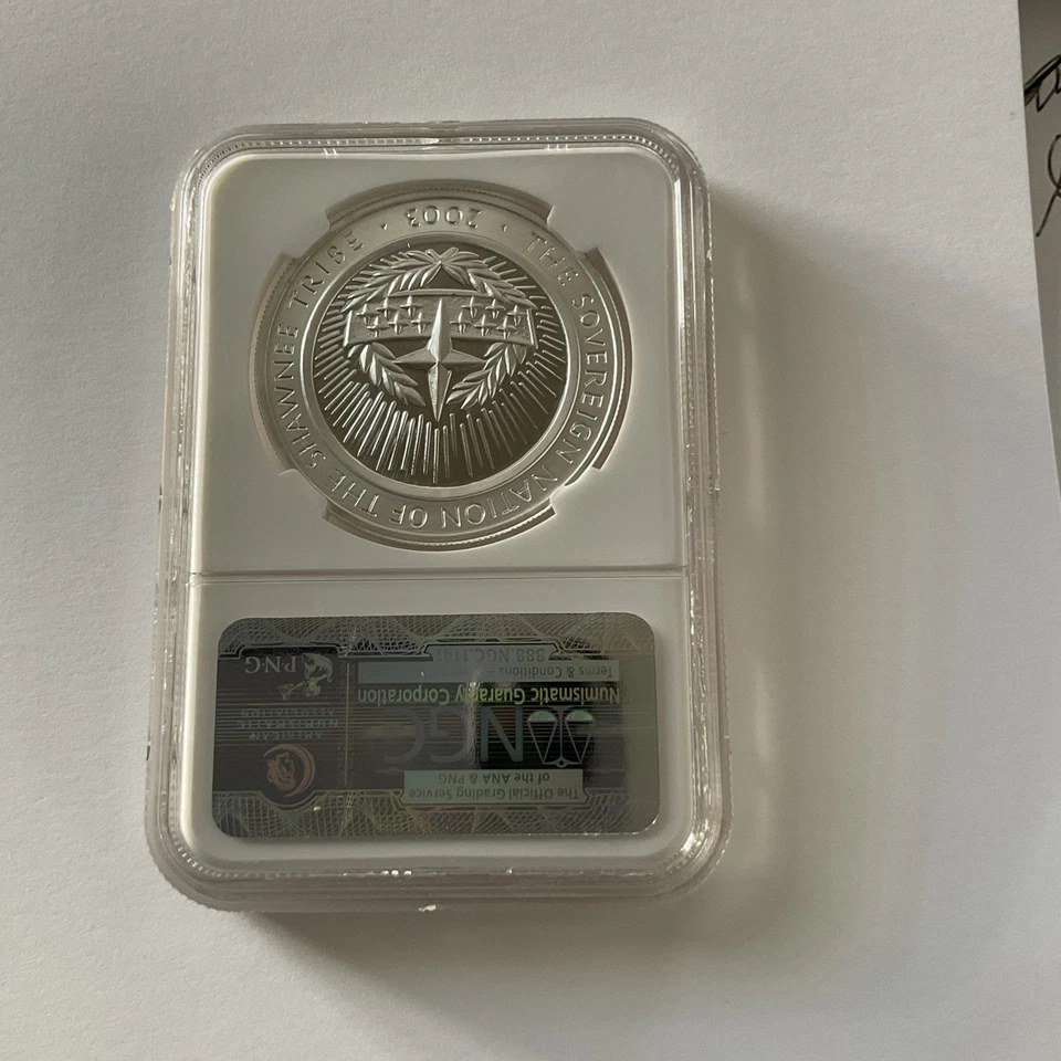 NGC 2003 SHAWNEE NATION S$1 LEWIS & CLARK-DROUILLARD PF 70 ULTRA CAMEO - Image 4 of 4