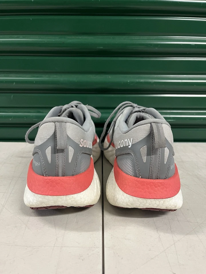 Zapatos para correr Saucony Triumph 22 gris/rosa melocotón para mujer S10964-210 Foto 4 de 4