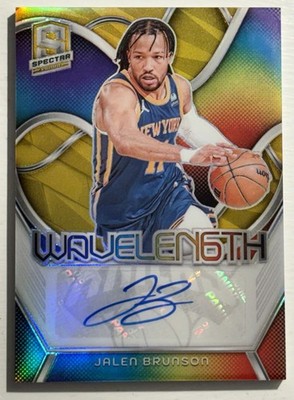 2023-24 Panini Spectra - Wavelength Autographs Jalen Brunson #WLA 