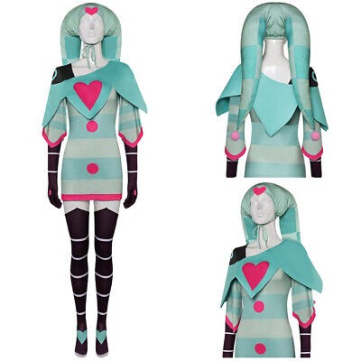 Helluva Boss Fizzarozzie Cosplay Outfits Jumpsuit Pajama Halloween Complete Suit