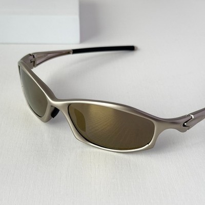 Oakley Hatchet X-Metal Sunglasses Gray Frame Brown Lens Vintage | eBay