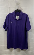 Nike Men's Purple Football Sideline Polo Shirt NWT Sz XL
