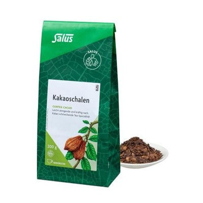 2x KAKAOSCHALEN Tee Bio Cortex cacao Salus 200 G