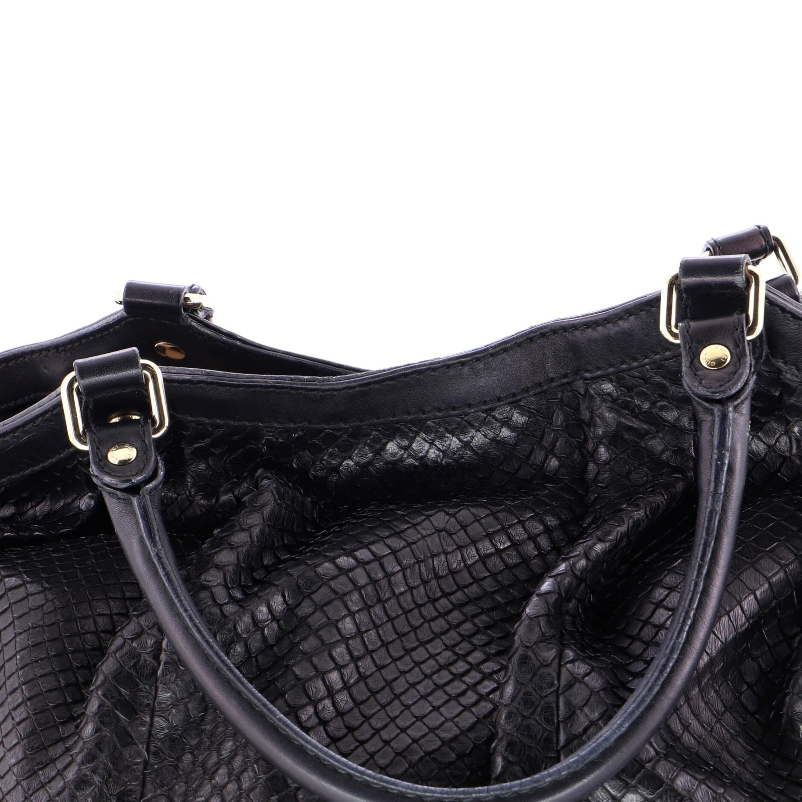 Gucci Sukey Tote Python Large - image 8