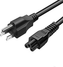 5 ft AC 3 Prong Laptop Power Cable Cord Fit for LG TV, Asus Lenovo Dell HP Ac...