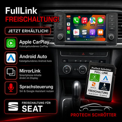   FullLink Freischaltung für Apple CarPlay & Android Auto Seat (MIB2)  