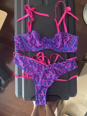 Bra And Panty At Brand New Never Worn Size Small 34A Savage X
