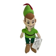 Disney Peter Pan Plush Stuffed Animal With Tag Neverland Green Small 12 Inch Vtg