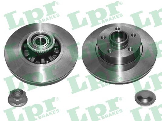 Disque de frein R1072PCA LPR pour remplacer vos disques usés sur Nissan et Fiat