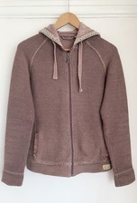 Weird Fish Pink Macaroni Hooded Full Zip Hoodie Jumper Jacket Small S