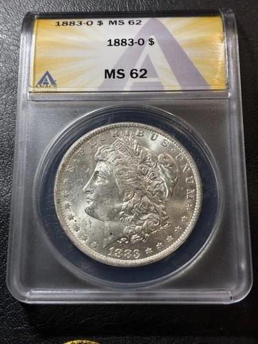 1883 o morgan silver dollar ms62