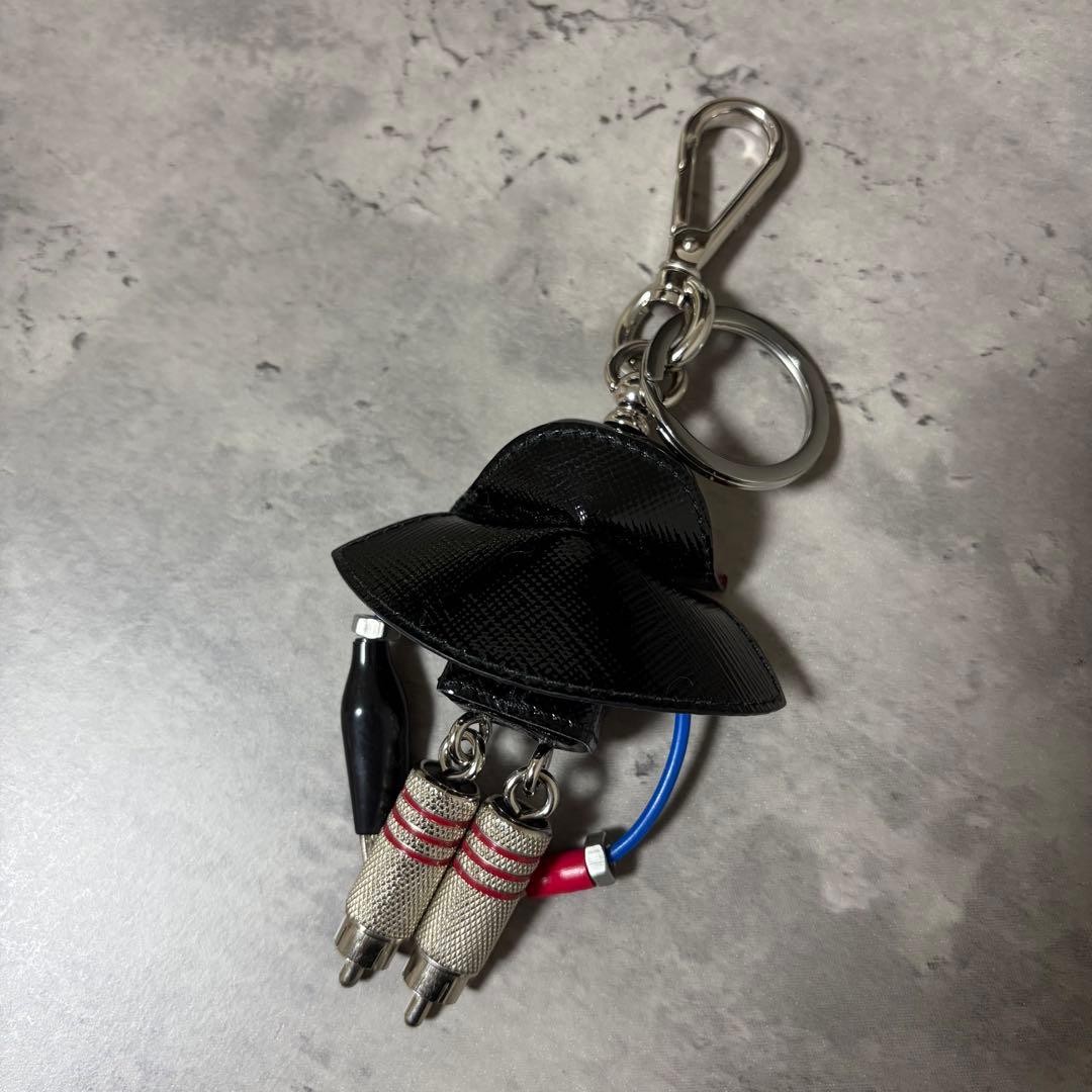 Prada Robot Charm Keychain Key Ring Accessories S… - image 3
