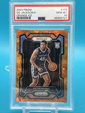 2023 Prizm #179 GG Jackson II PSA 10 Orange Ice Rookie Card